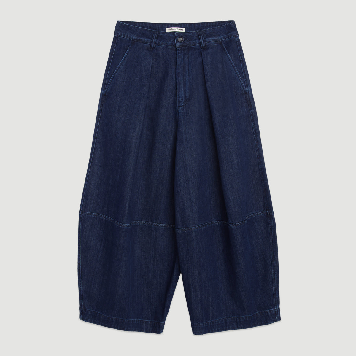 YMC Deadbeat Trouser in Indigo - front