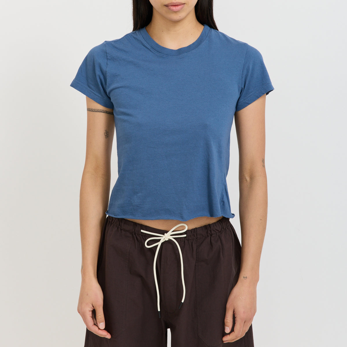 Raw Edge Baby T-Shirt Deep Blue