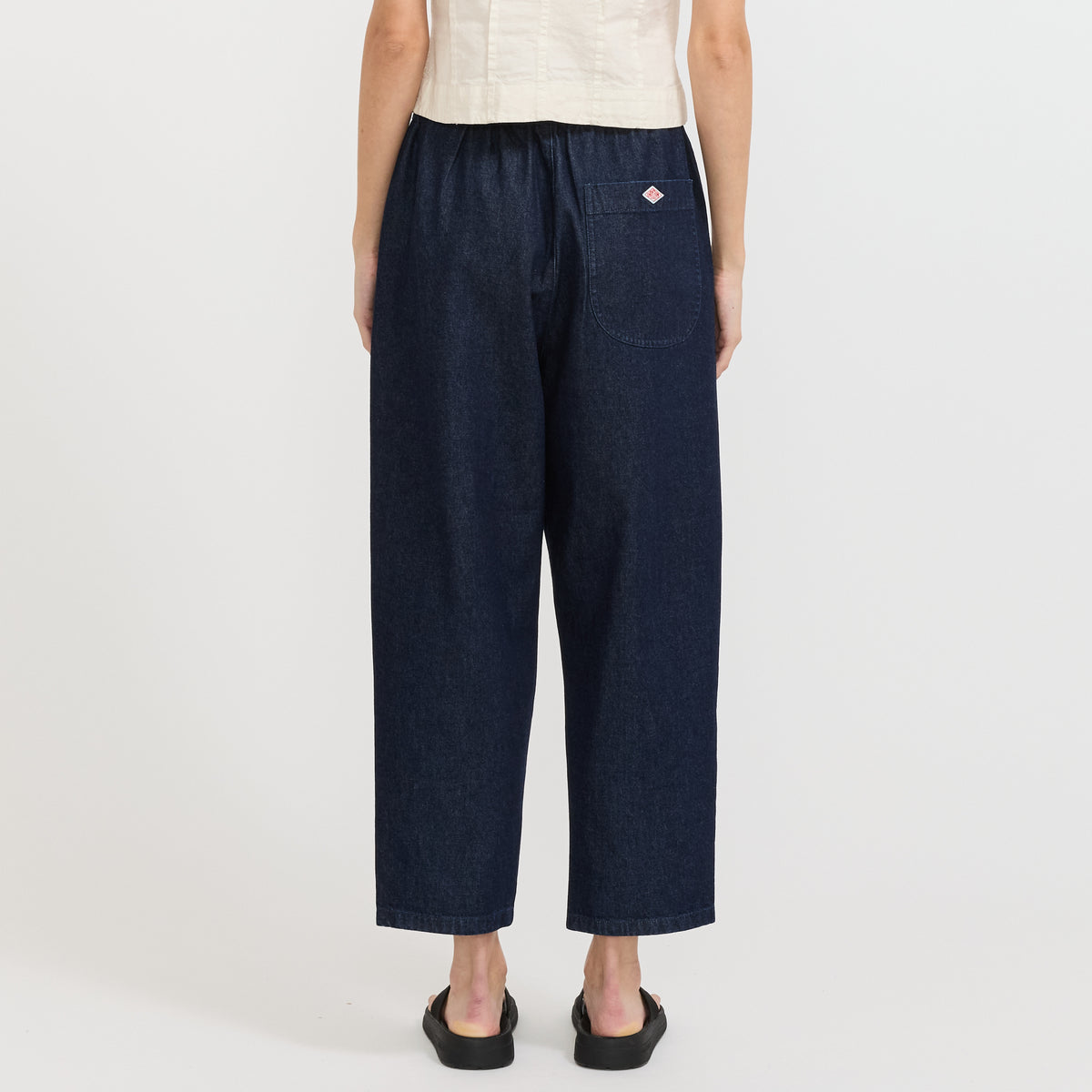 Danton | Womens Easy Pants 10oz Denim Indigo | Maplestore