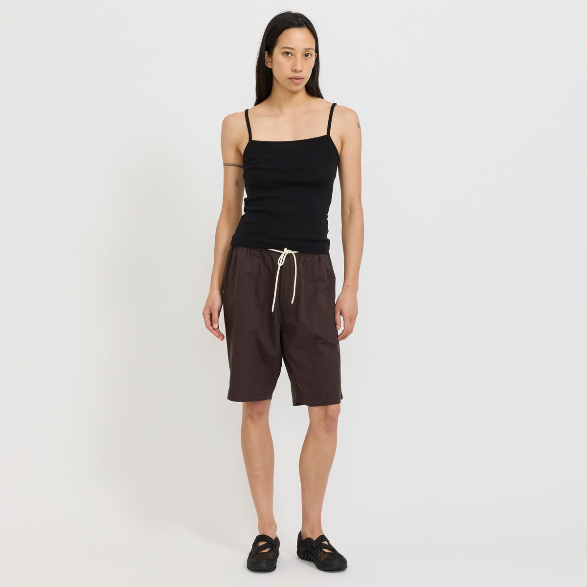 Rib Camisole Black