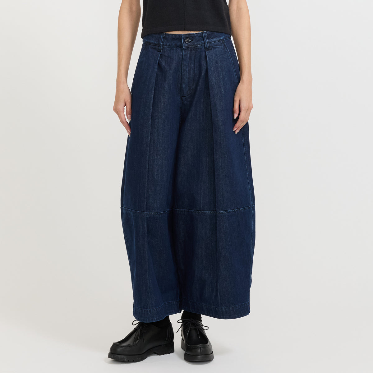 YMC Deadbeat Trouser in Indigo - model retry 1