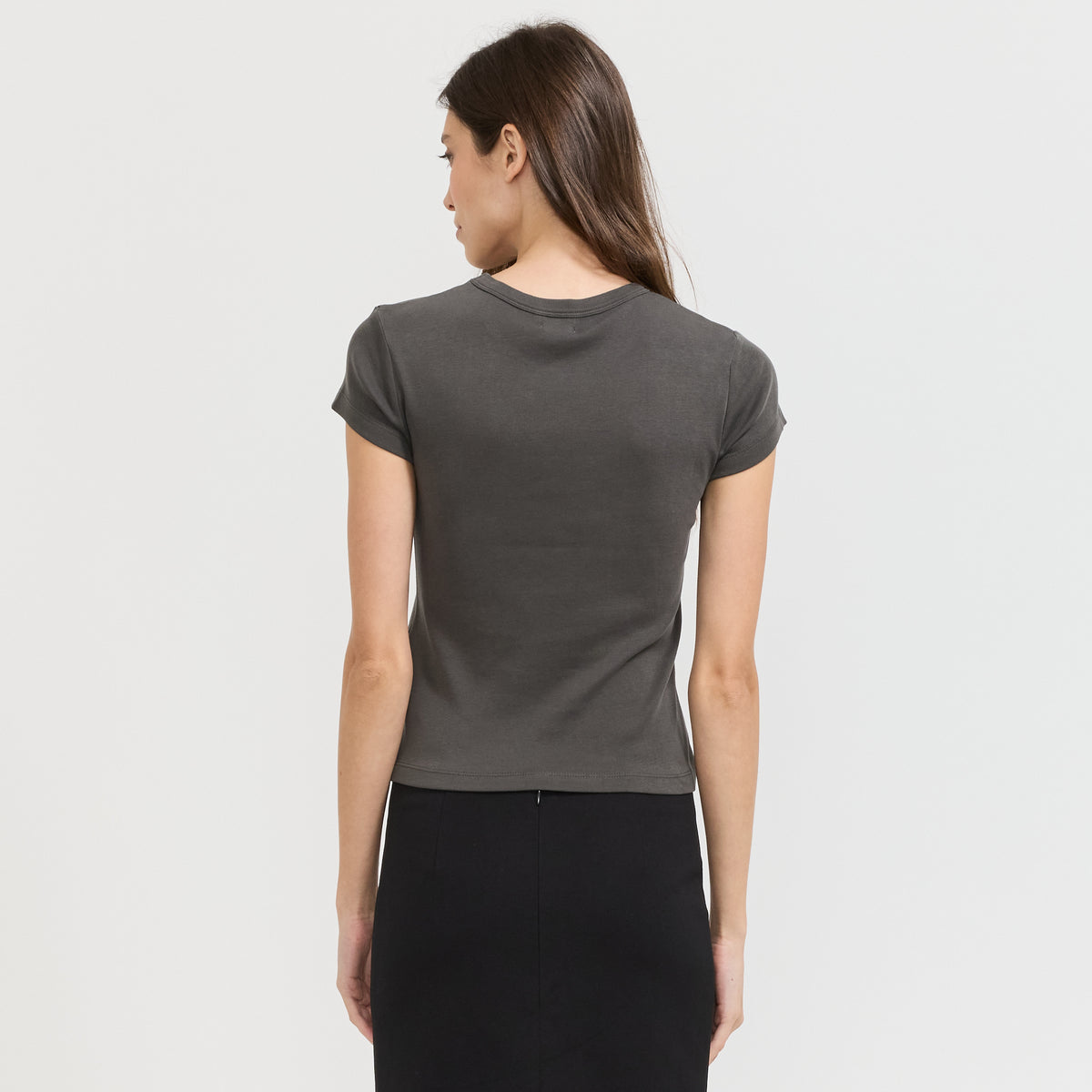 St. Agni | Baby Tee Dark Moss | Maplestore
