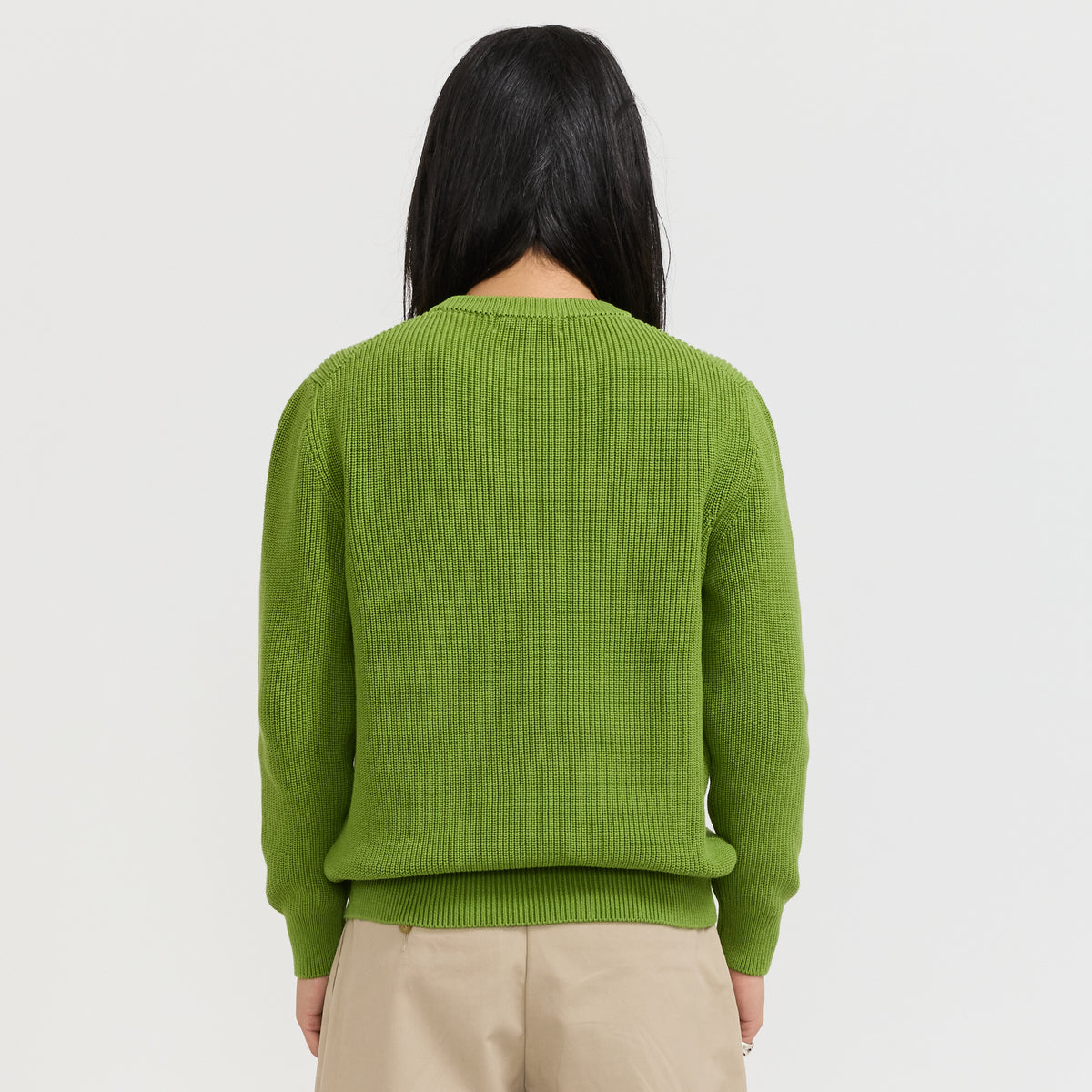 Mooncastle | Cotton Heavy Weight Crewneck Tea Green | Maplestore