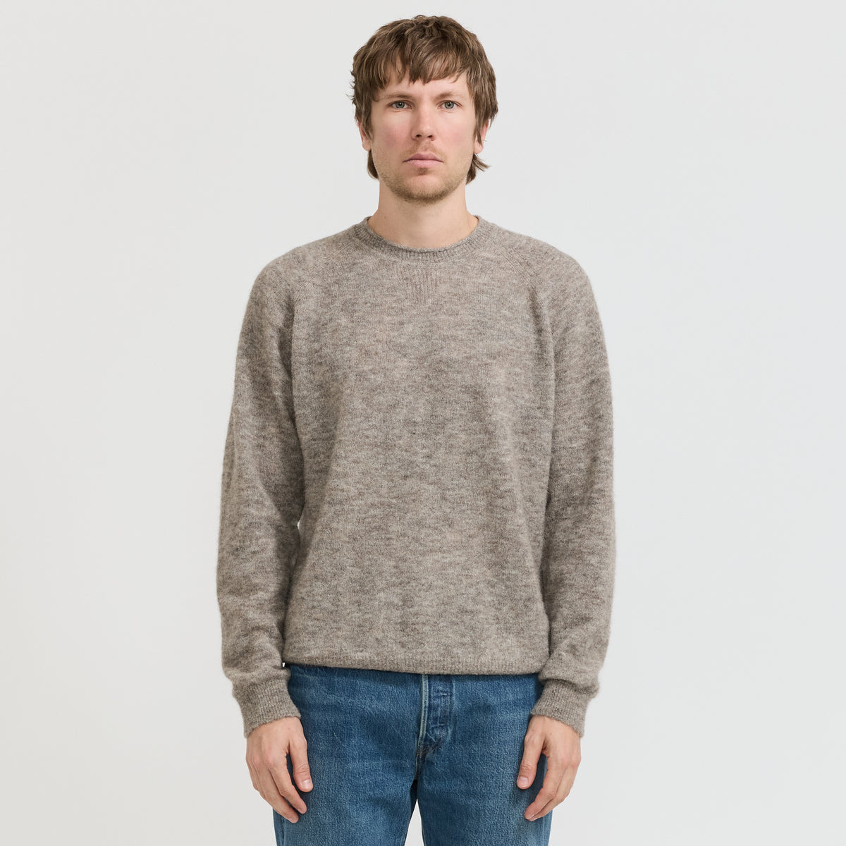 Norse Projects Nordevik Baby Alpaca Sweater Walnut - image 1