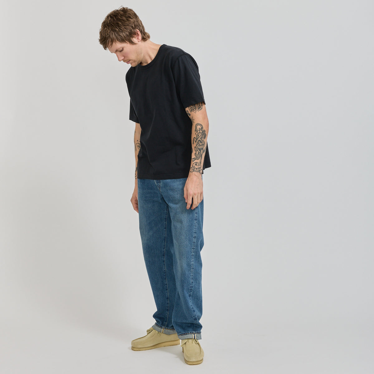 Norse Projects Elmelunde Soft Compact Cotton T-Shirt Black - image 7