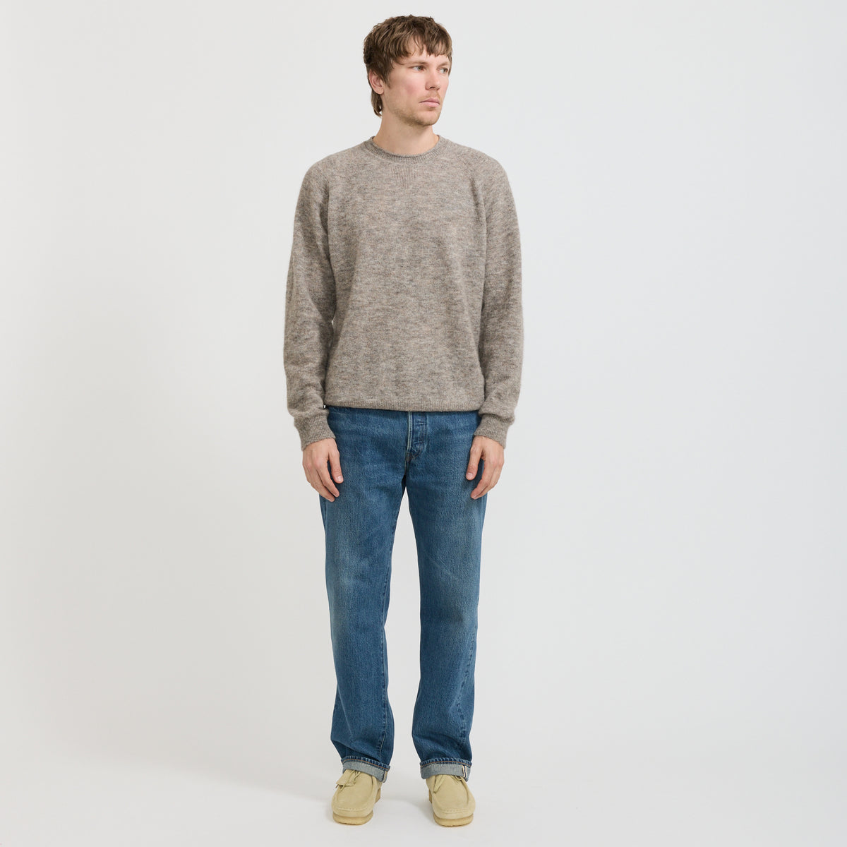 Norse Projects Nordevik Baby Alpaca Sweater Walnut - image 2