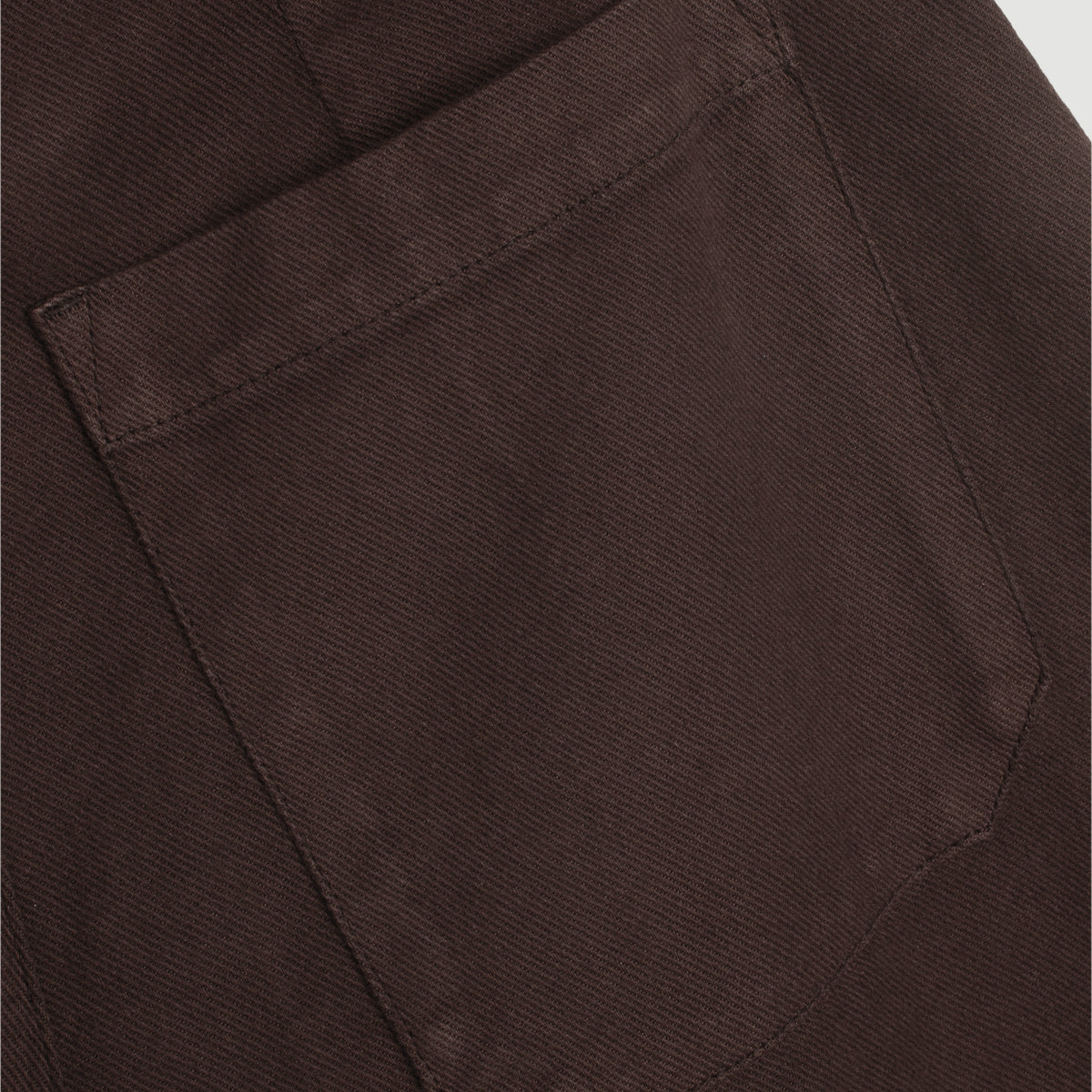 YMC Deadbeat Trouser in Brown - detail