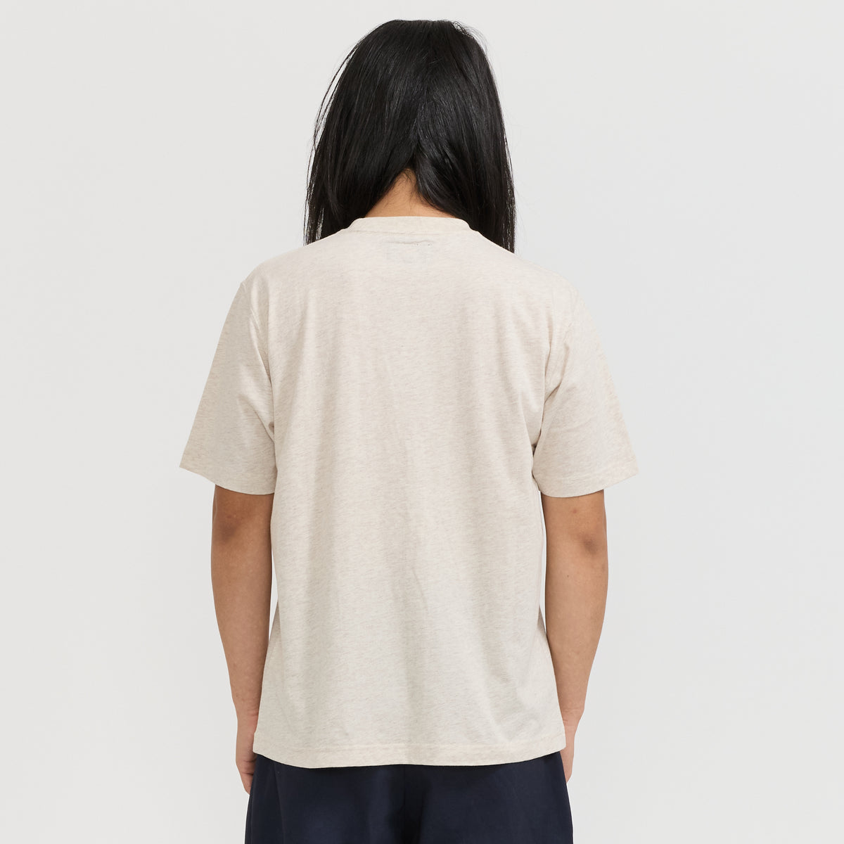 Beams Plus | Pocket Tee Solid Oatmeal | Maplestore