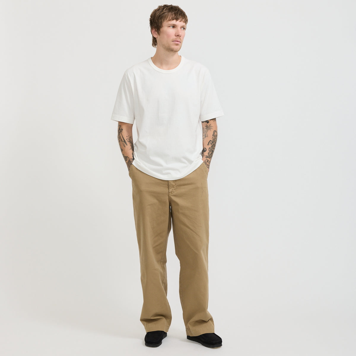 Norse Projects Elmelunde Soft Compact Cotton T-Shirt White - image 2