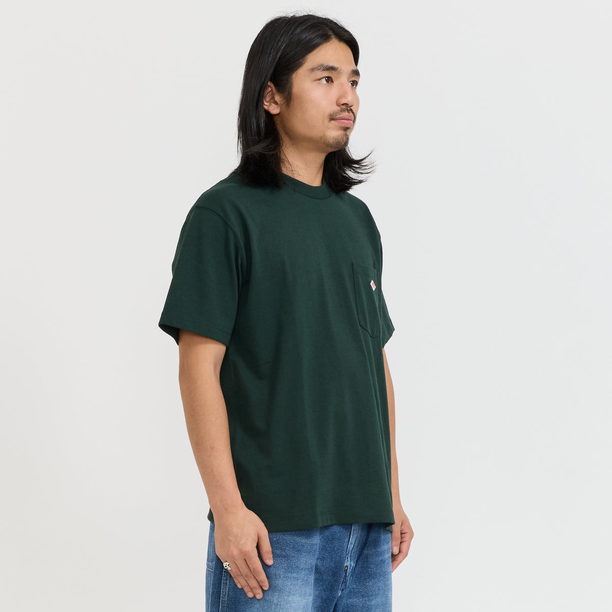 Danton | Pocket T-Shirt Dark Green | Maplestore