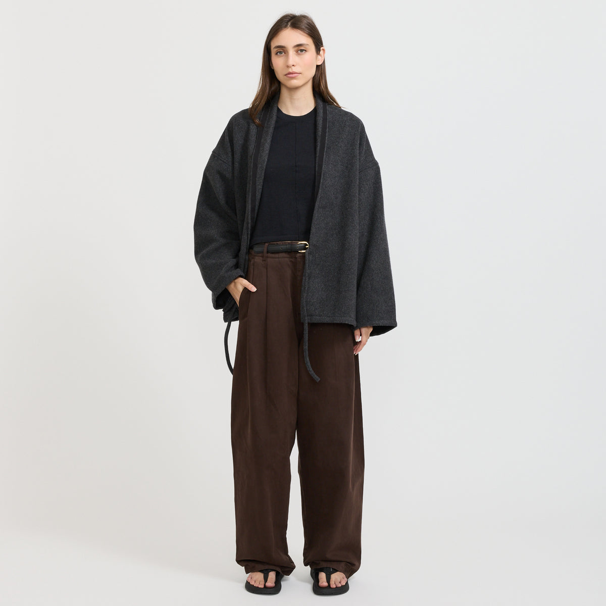 Girls of Dust | Meiji Kimono Grey Melange | Maplestore