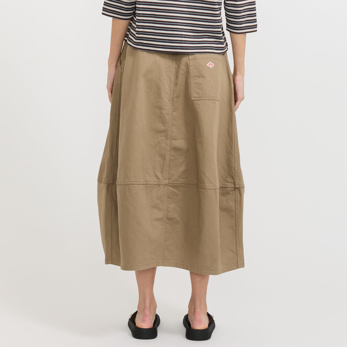 Danton | Cocoon Skirt Sateen Beige | Maplestore