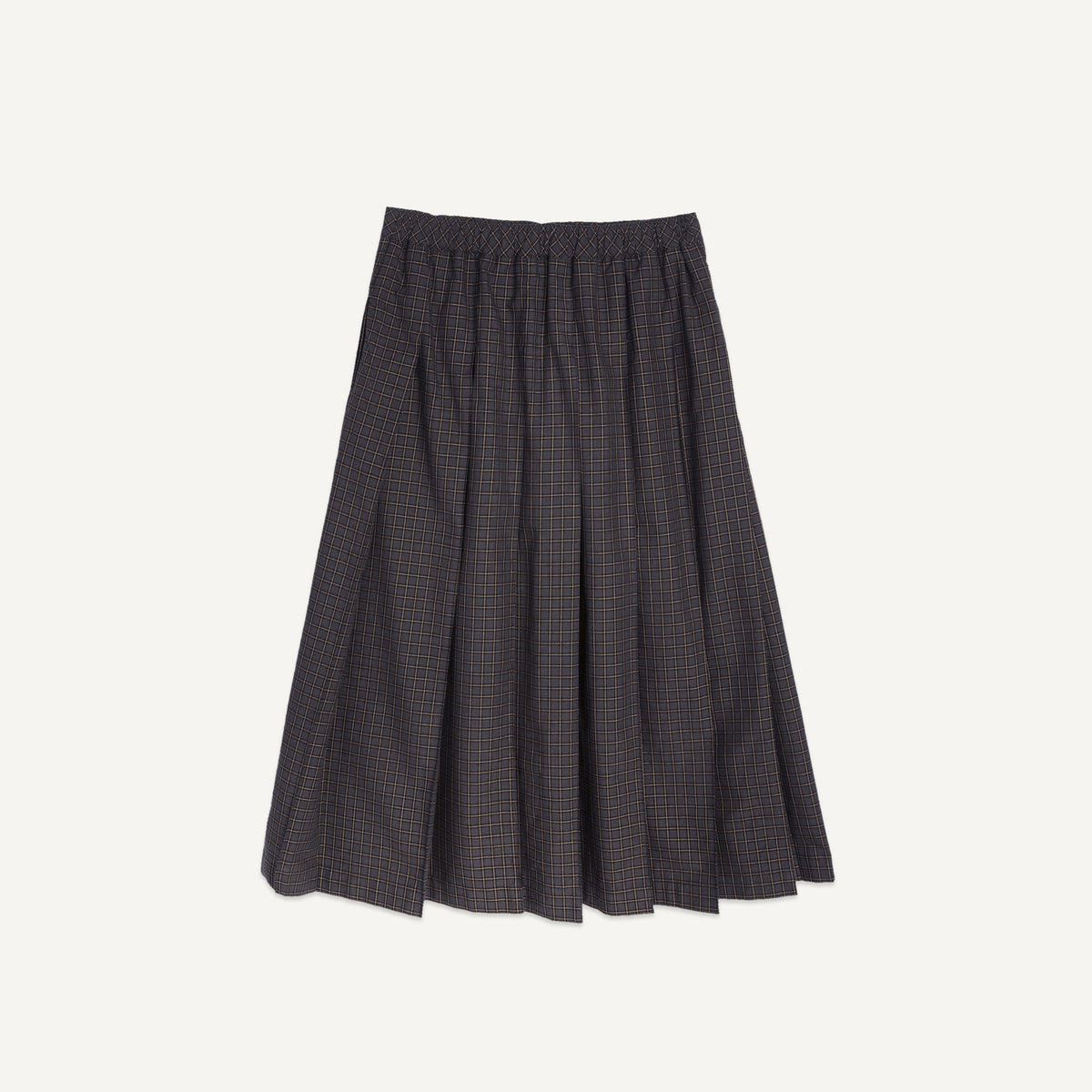 YMC Rosetta Skirt in Grey Multi - back