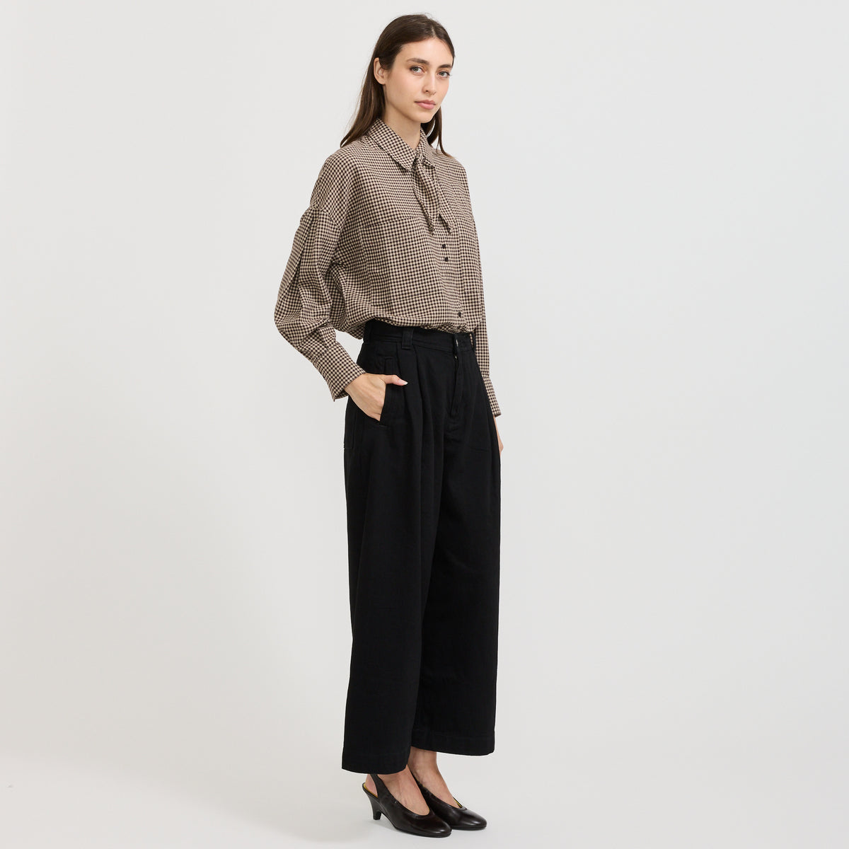 Sessun | Cecily Shirt Ebonysand | Maplestore