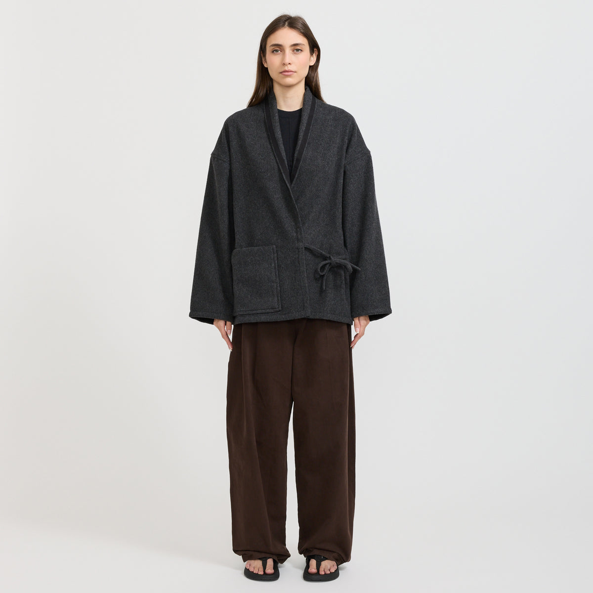 Girls of Dust | Meiji Kimono Grey Melange | Maplestore