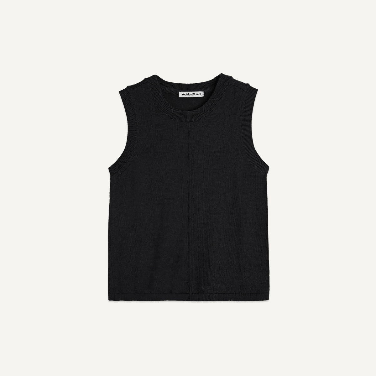 YMC Dot Vest in Black - front