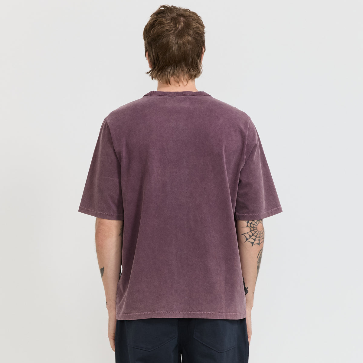 Corridor NYC Garment Dye Tee Wine - image 4