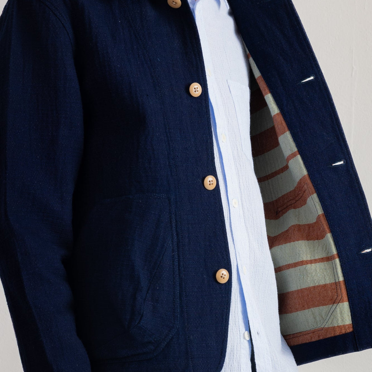 Prism Jacket Indigo Texture