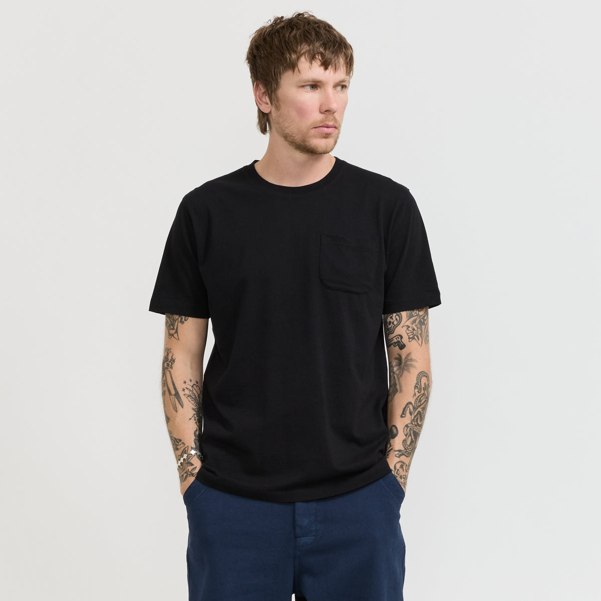 YMC Wild Ones T-Shirt in Black - model retry5 1