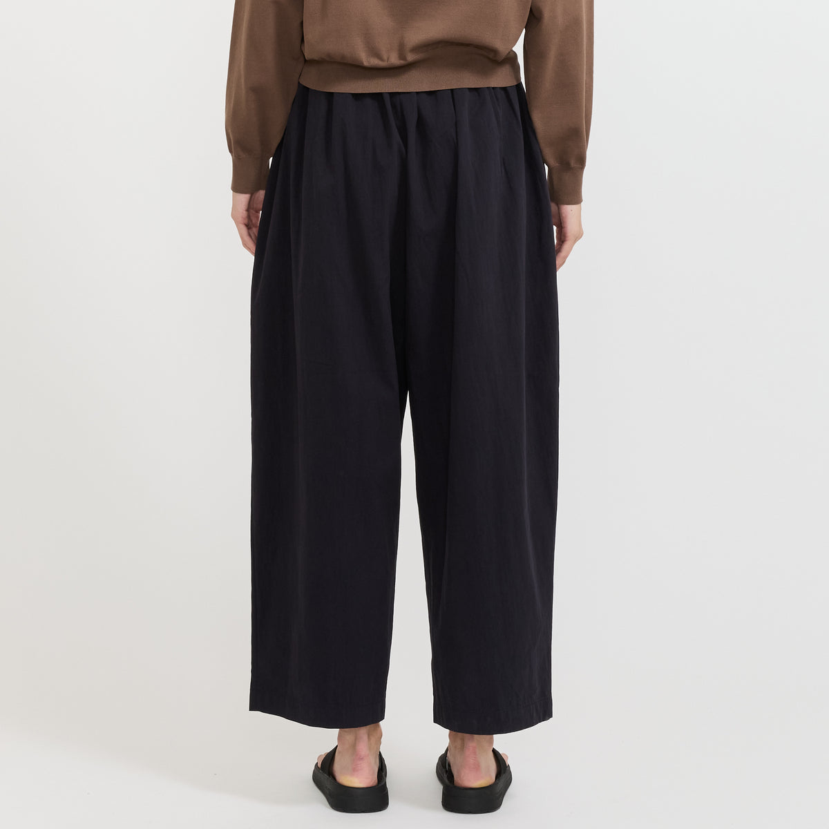 Danton | Womens Easy Pants Cotton/Nylon Twill Navy | Maplestore