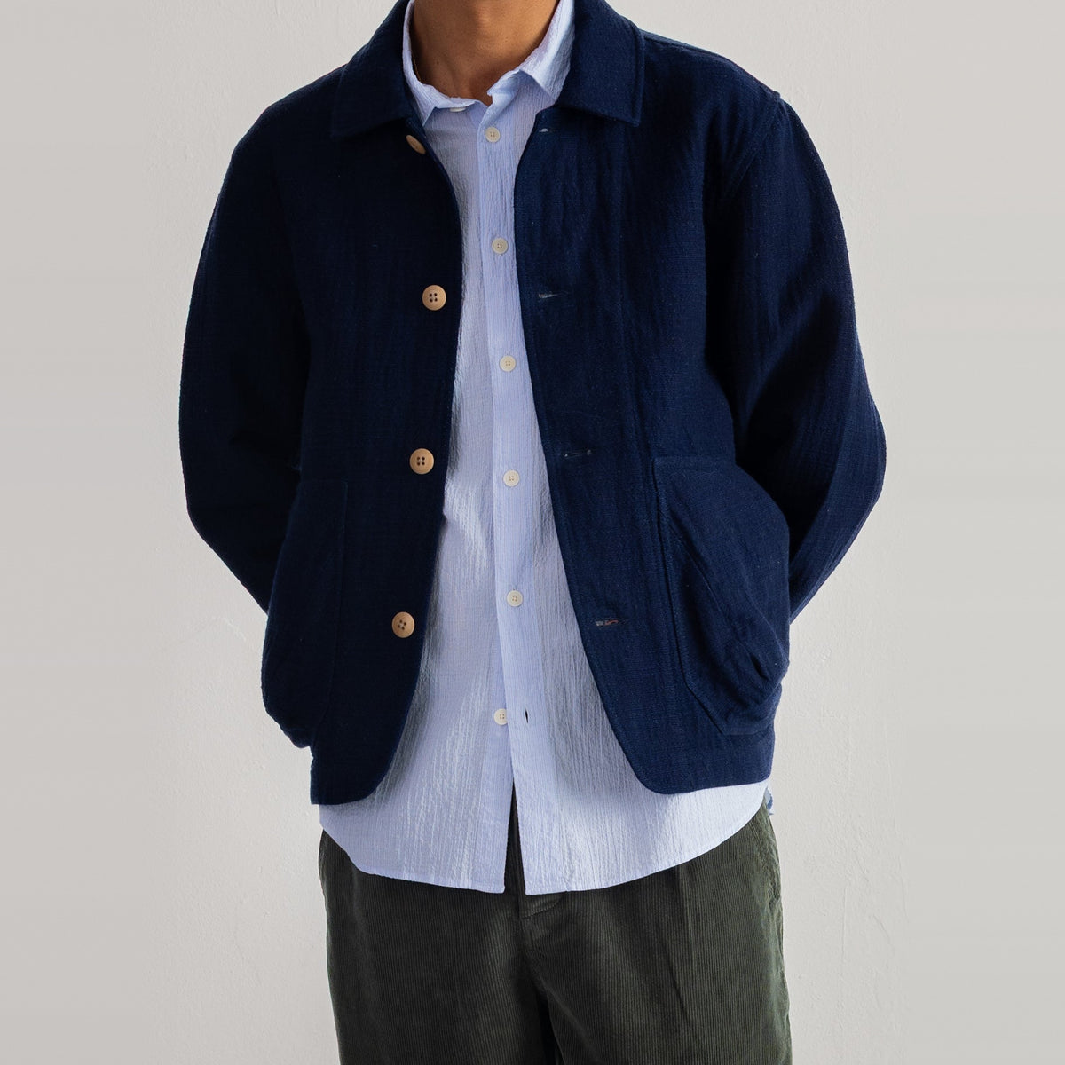 Prism Jacket Indigo Texture