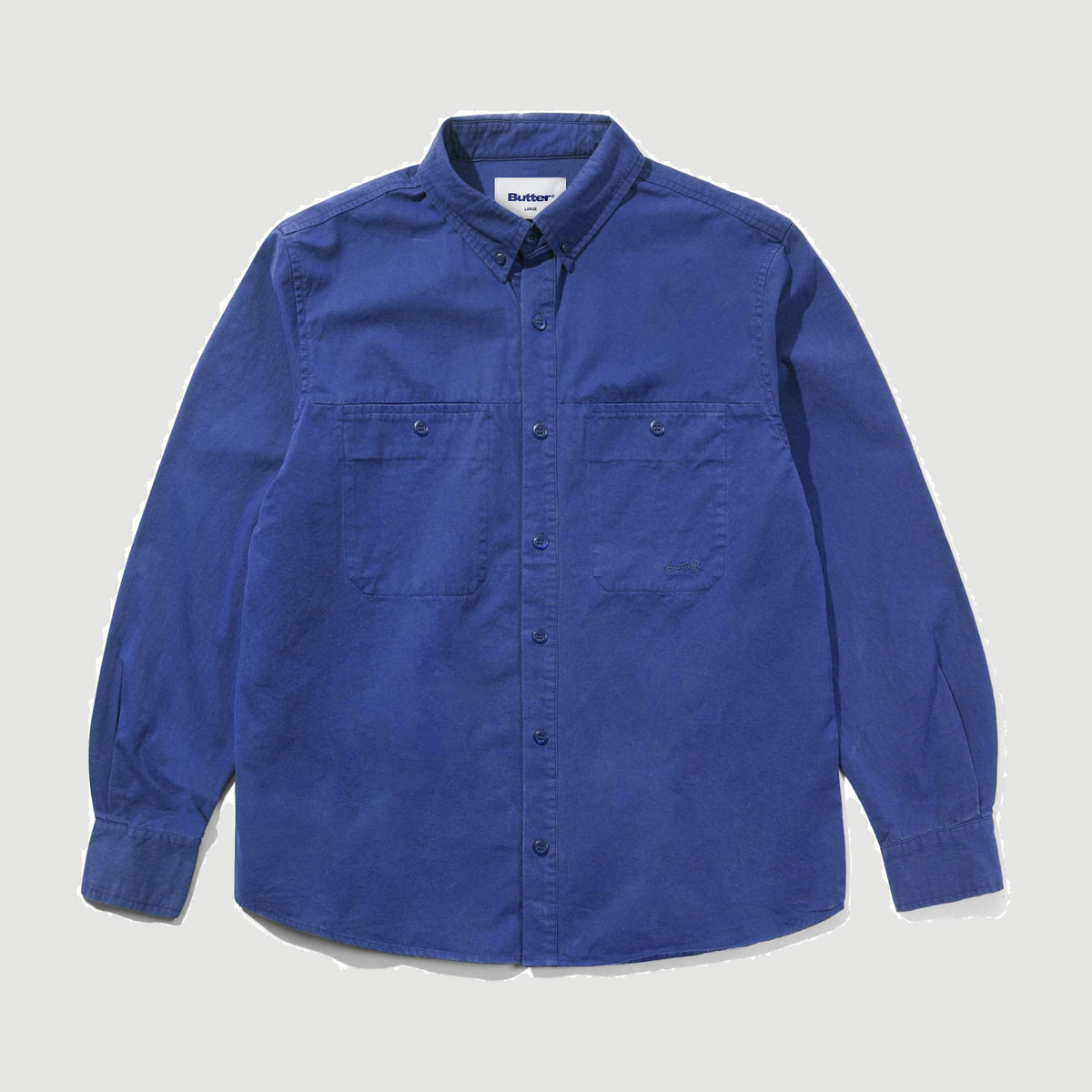 Abseil L/S Shirt Washed Cobalt