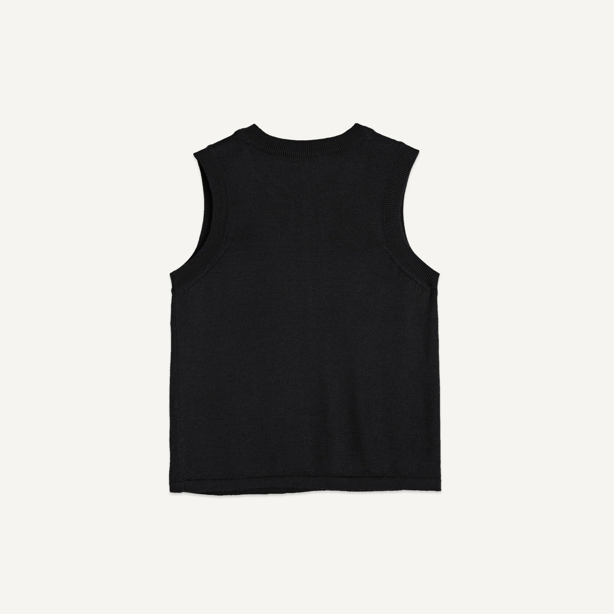 YMC Dot Vest in Black - back