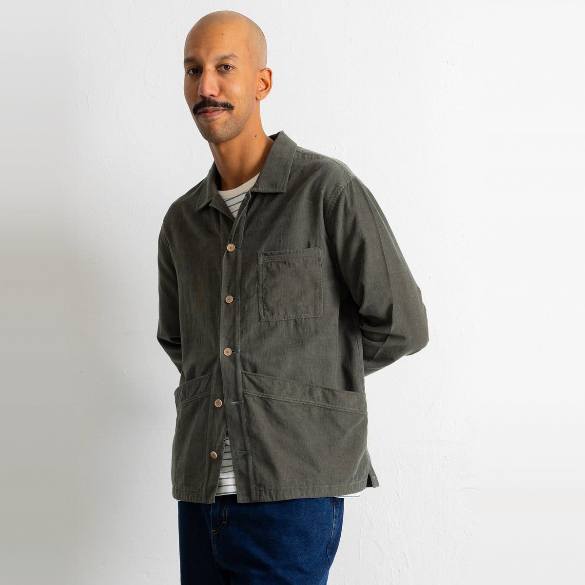 Meyer Shirt Jacket Dark Sage