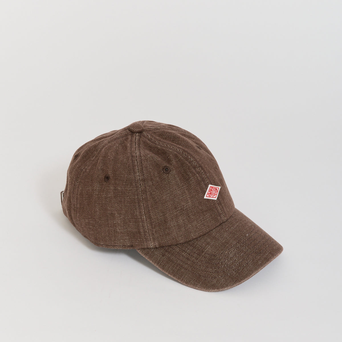 Danton | 6 Panel Cap Colour Denim Brown | Maplestore