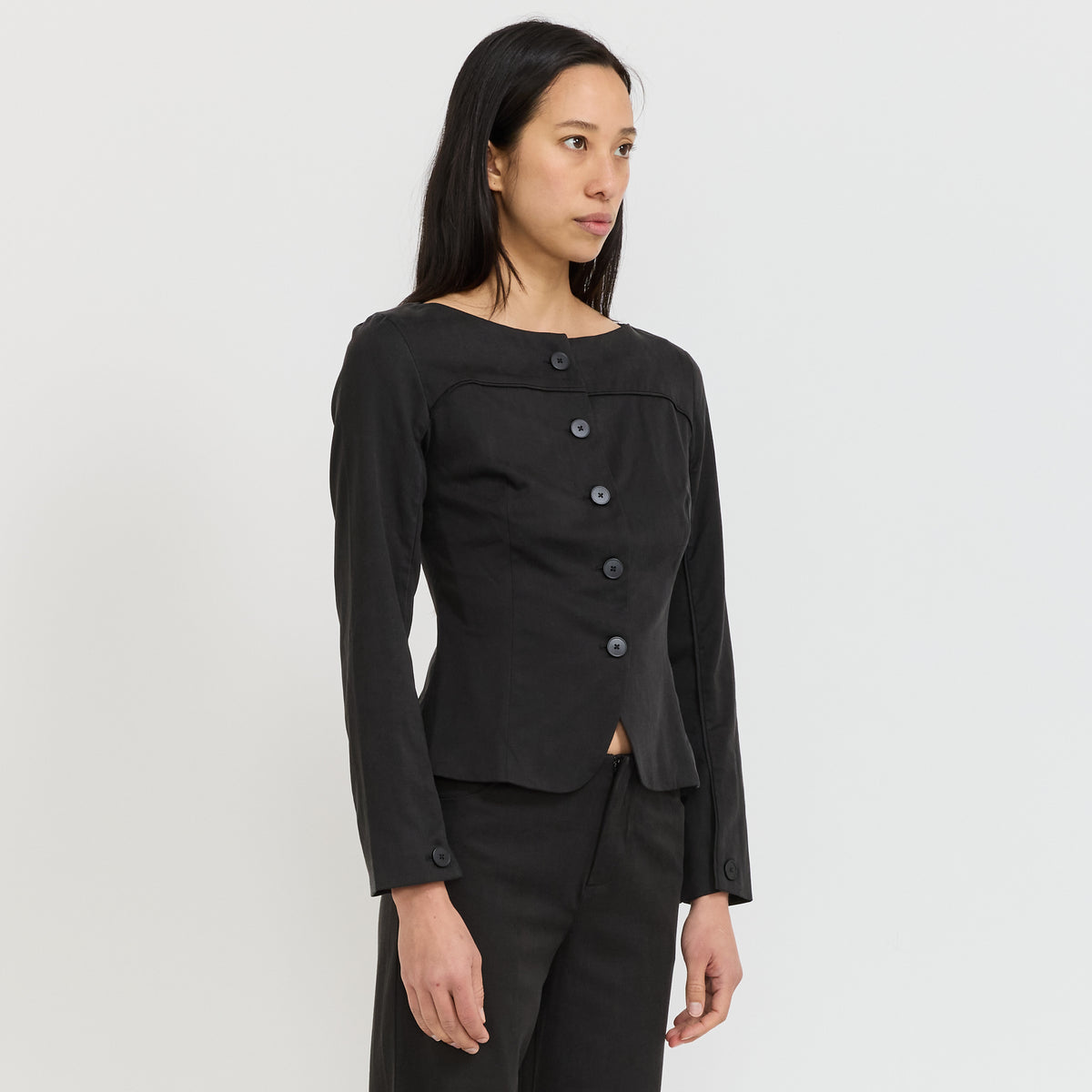 Bardot Tailored Top Onyx