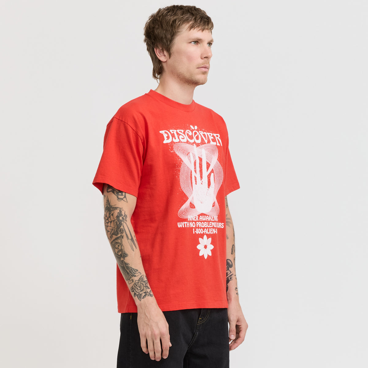 No Problemo Discovery SS Tee Red 3