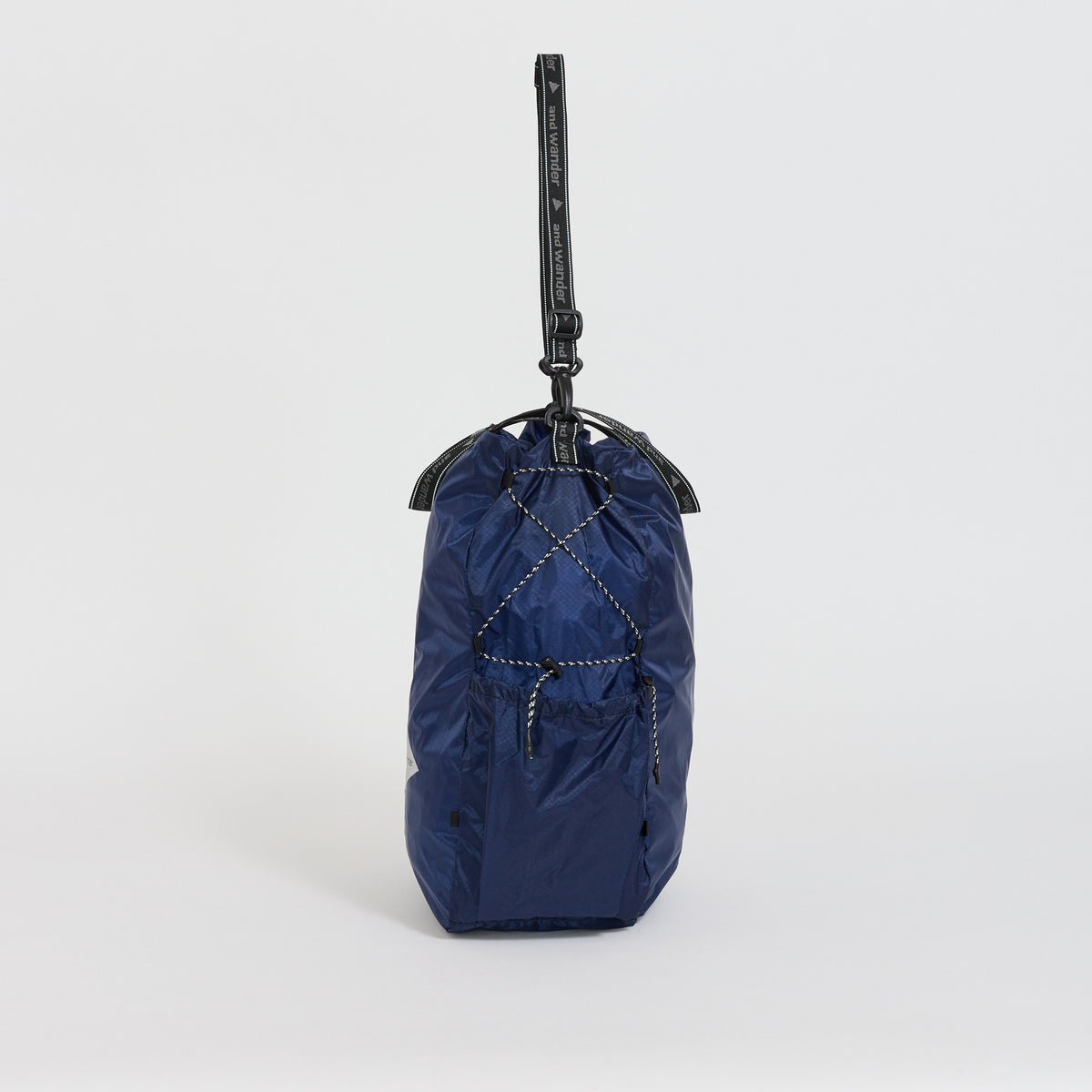 And Wander | Sil Tote Bag Dark Blue | Maplestore