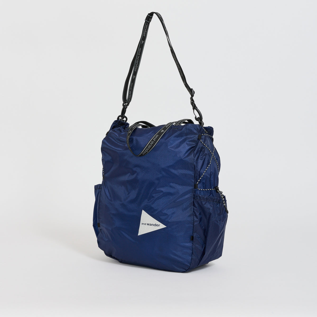 And Wander | Sil Tote Bag Dark Blue | Maplestore