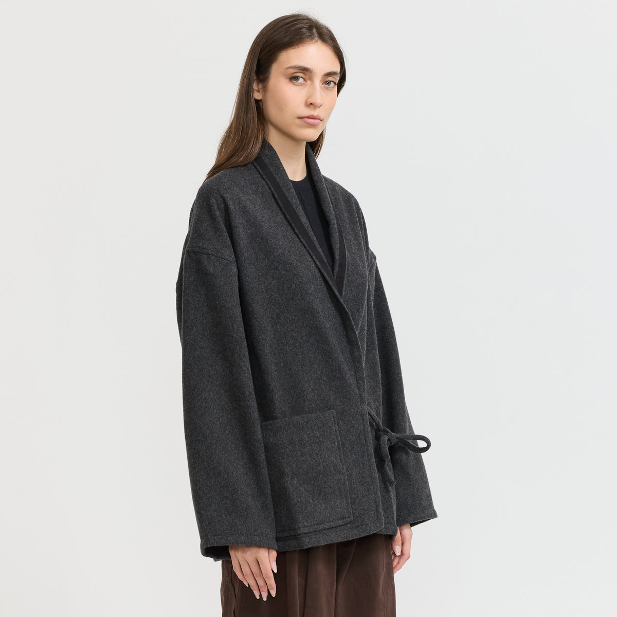 Girls of Dust | Meiji Kimono Grey Melange | Maplestore