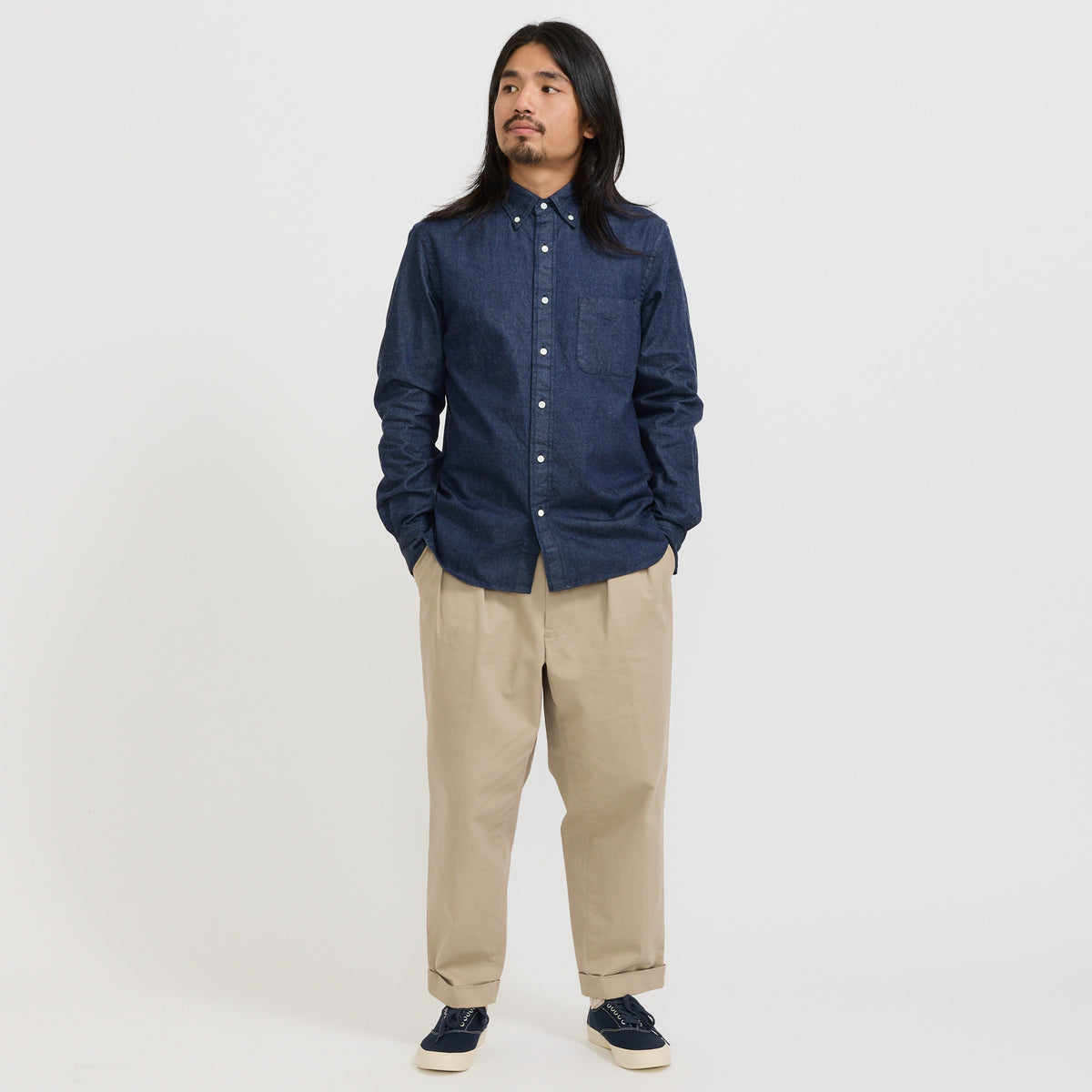 Beams Plus | BD Denim Shirt Indigo | Maplestore