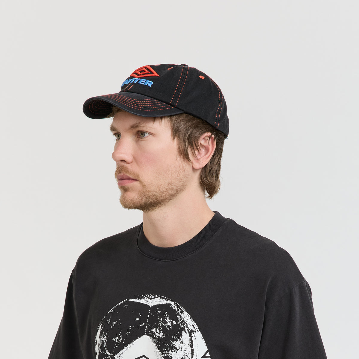 Butter Goods x Umbro 6 Panel Cap Washed Black