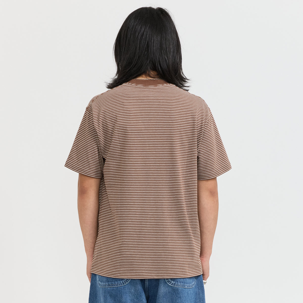 Danton | Pocket T-Shirt Deep Brown/Ecru | Maplestore