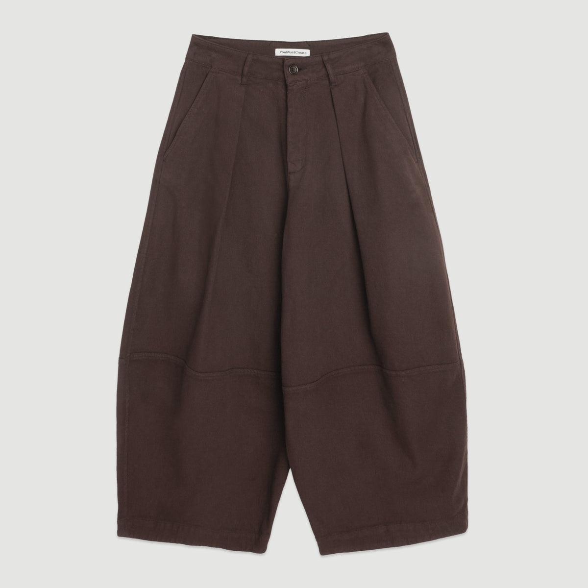 YMC Deadbeat Trouser in Brown - front