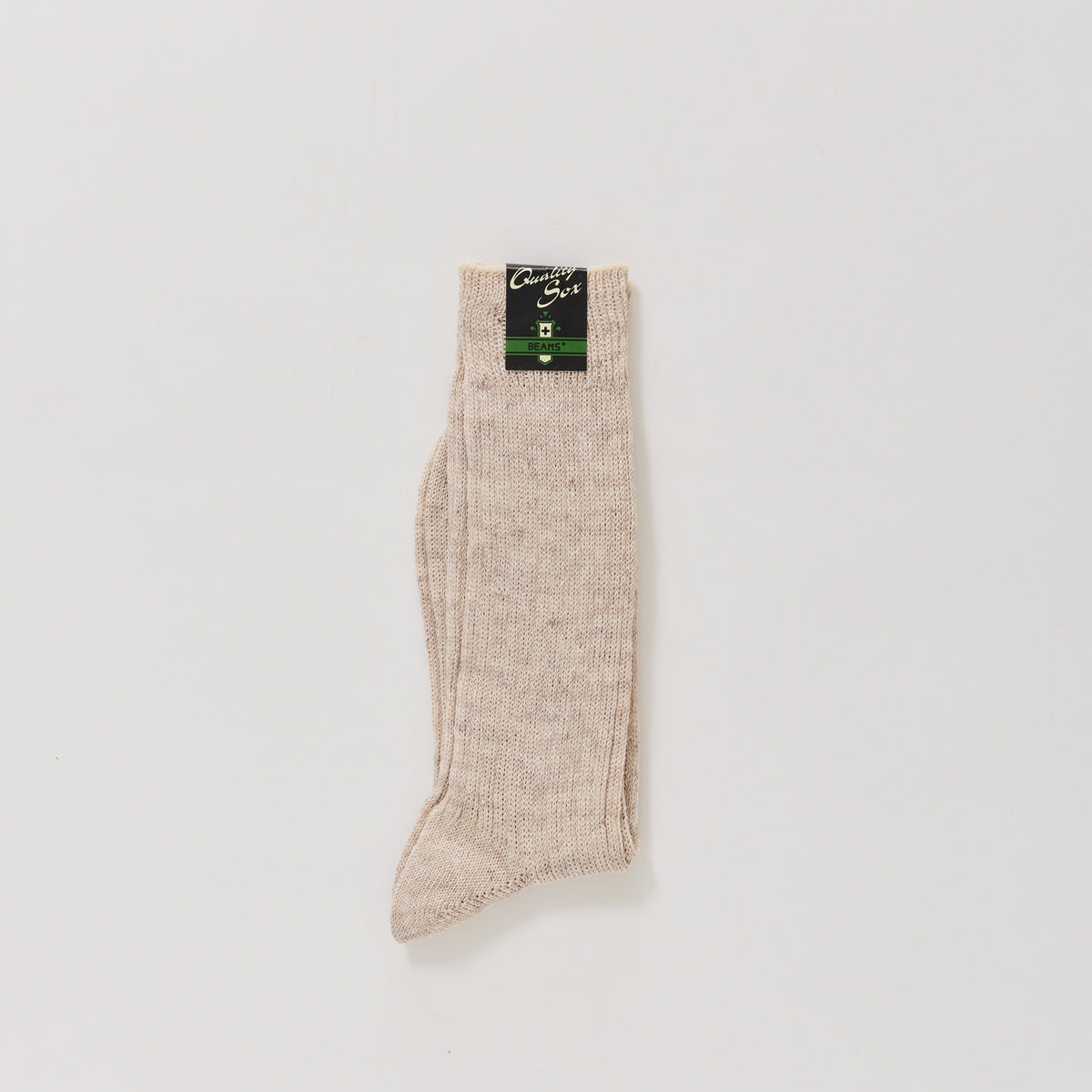 Beams Plus | New Linen Socks Beige | Maplestore