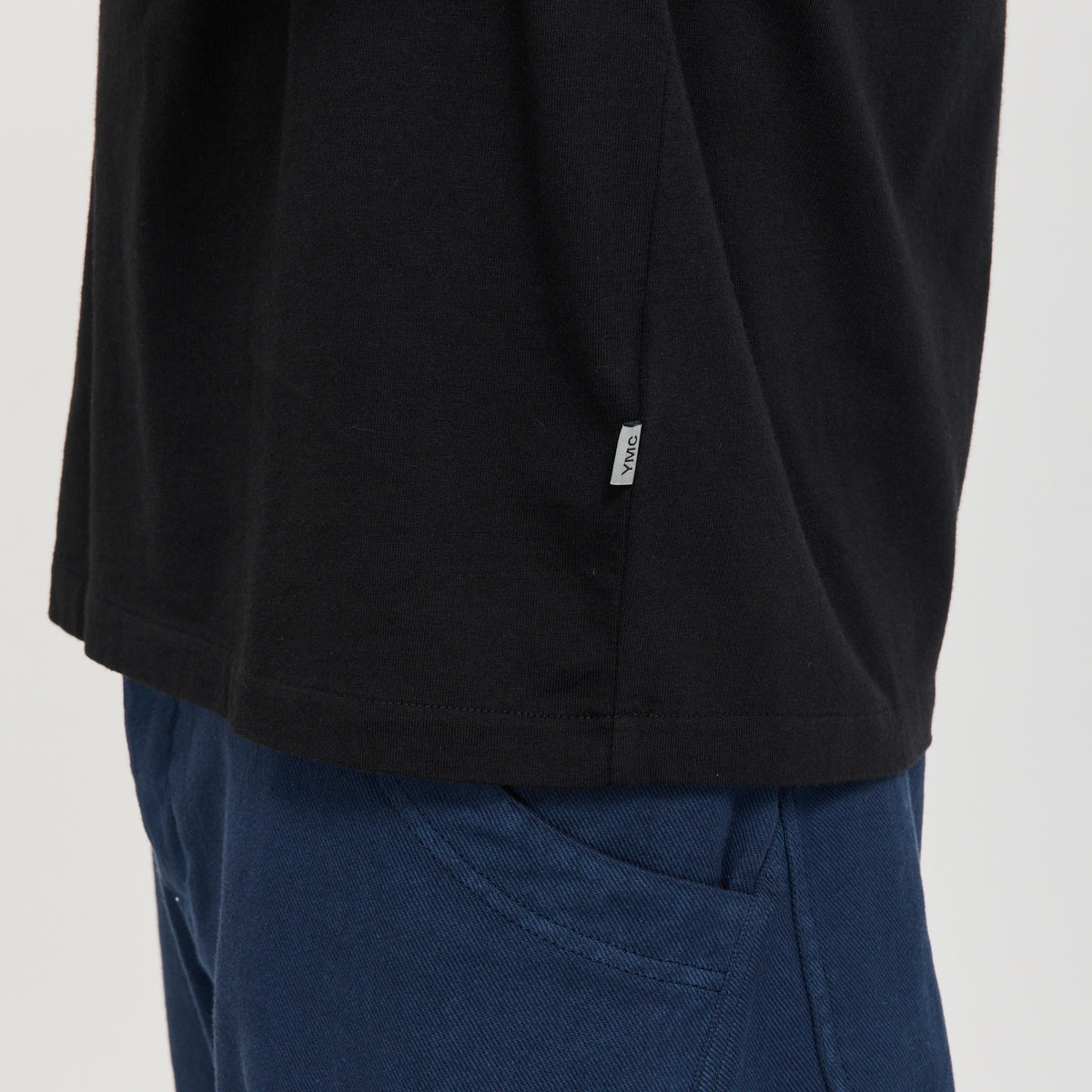 YMC Wild Ones T-Shirt in Black - model retry4 6