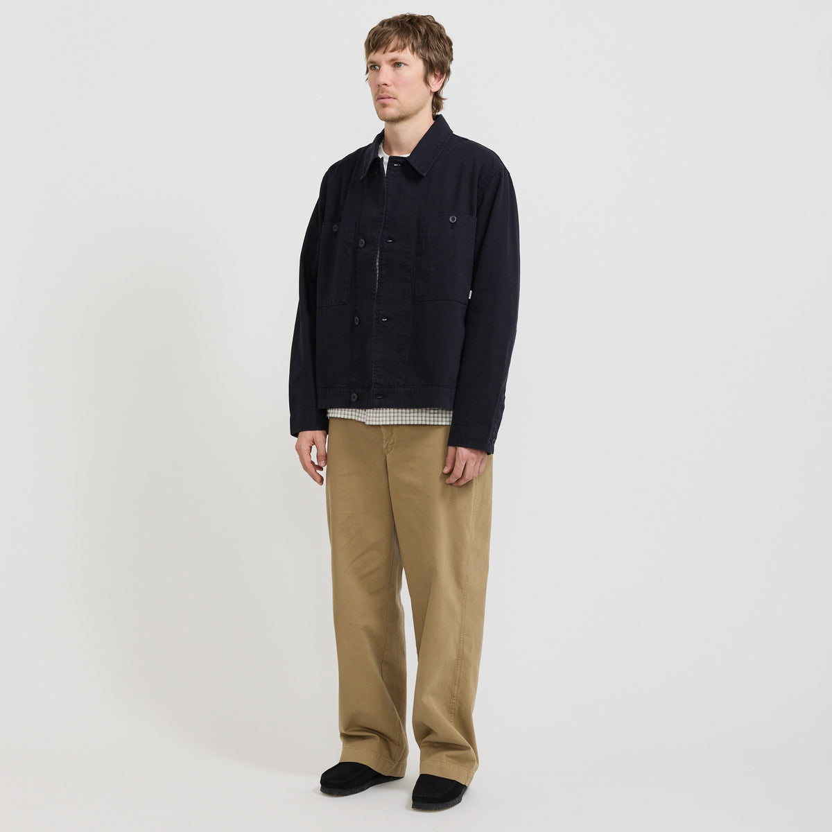 Norse Projects Arresskov Broken Twill Overshirt Dark Navy - image 2