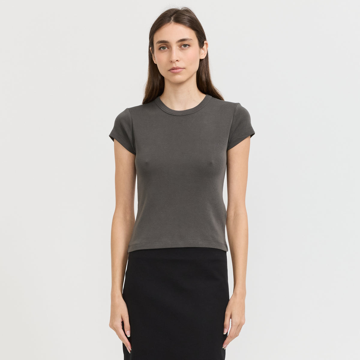St. Agni | Baby Tee Dark Moss | Maplestore