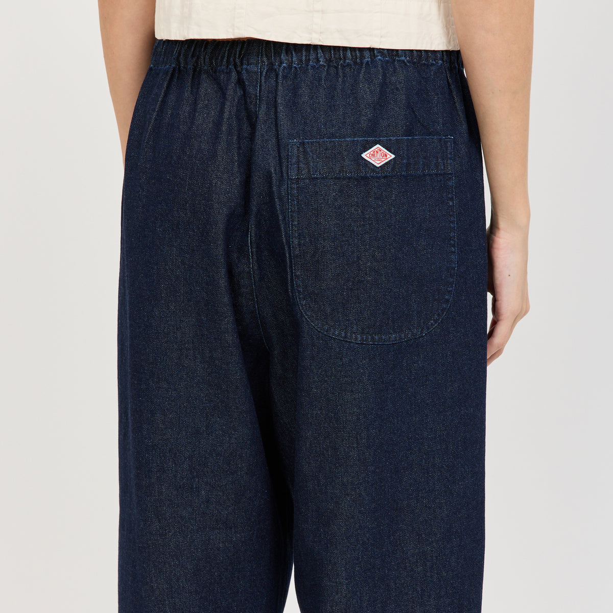 Danton | Womens Easy Pants 10oz Denim Indigo | Maplestore