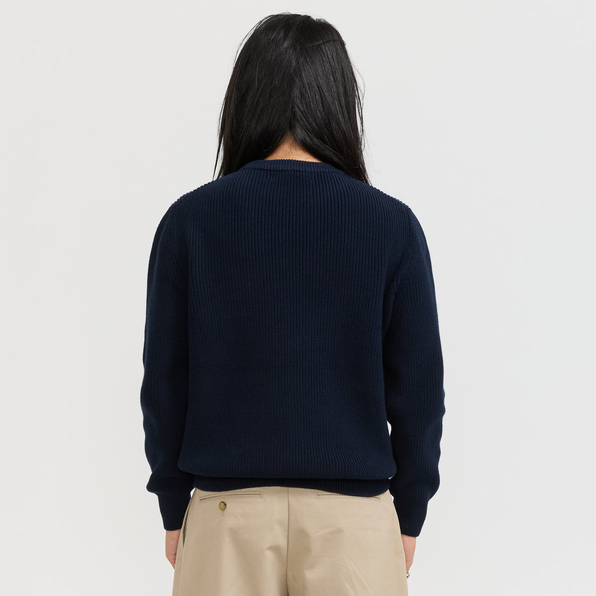 Mooncastle | Cotton Heavy Weight Crewneck Navy | Maplestore