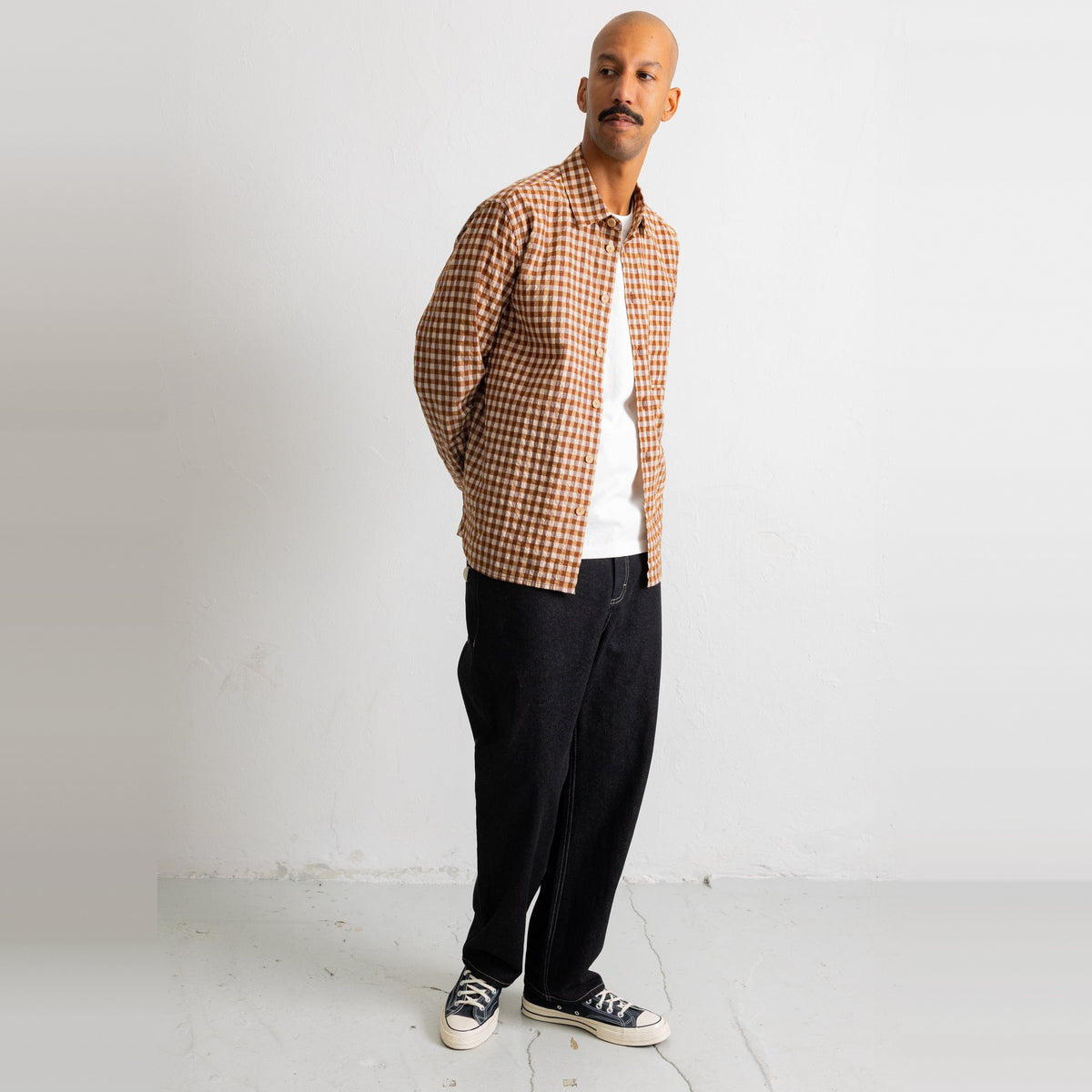 Easy Fit Shirt Clay Gingham