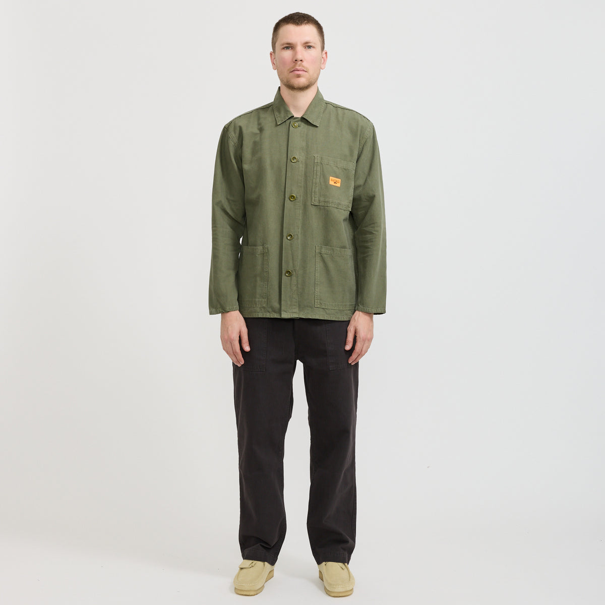 Service Works | Classic Chore Shirt Olive | Maplestore