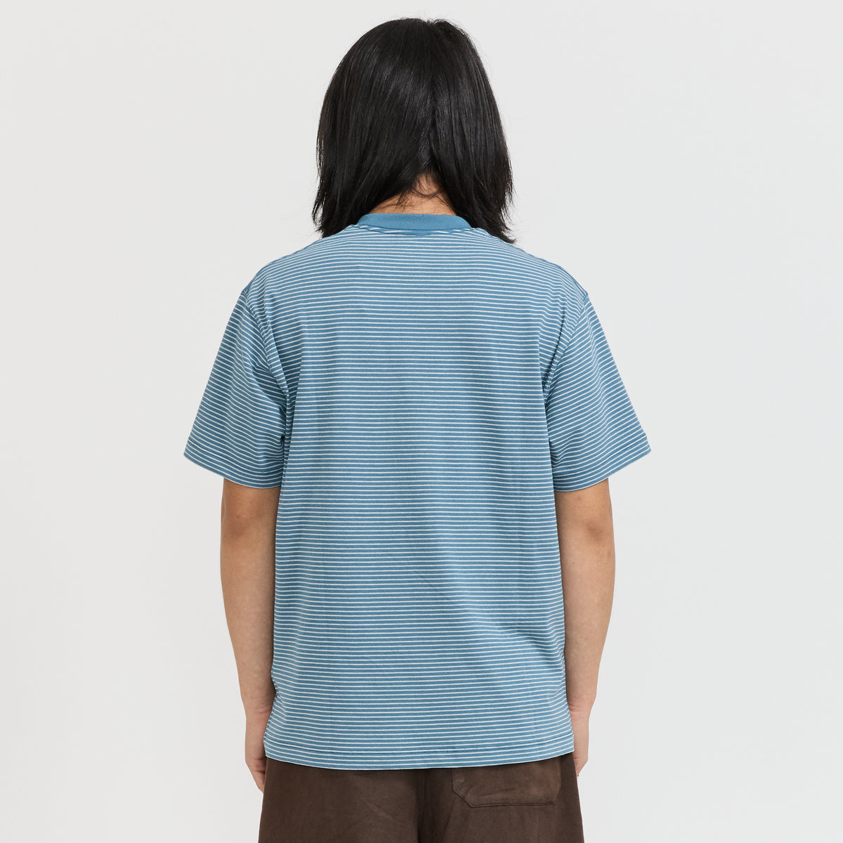 Danton | Pocket T-Shirt Dark Blue/Light Grey | Maplestore