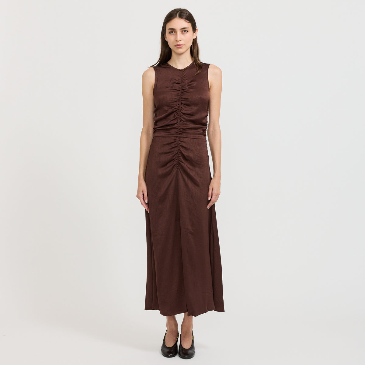 Sessun | Hayworth Dress Moka | Maplestore