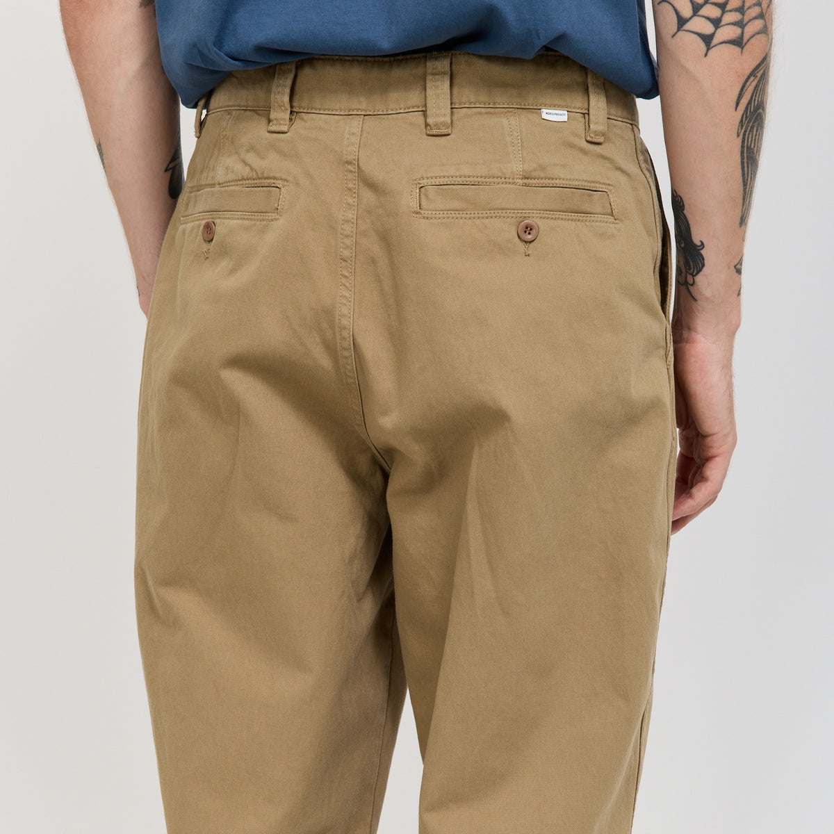 Norse Projects Nordmarka Broken Twill Chino Lead Grey - image 6