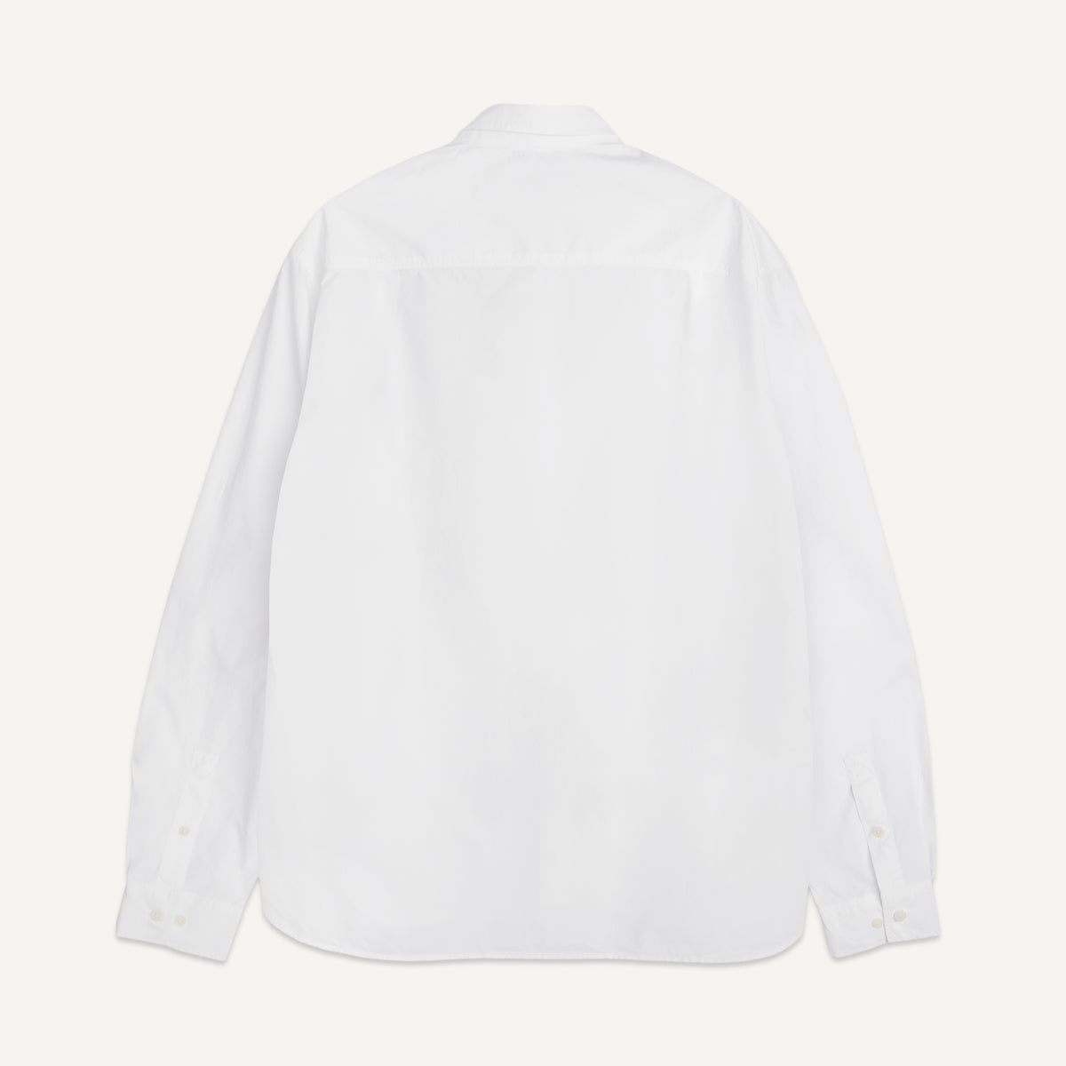 YMC Curtis Shirt in White - back